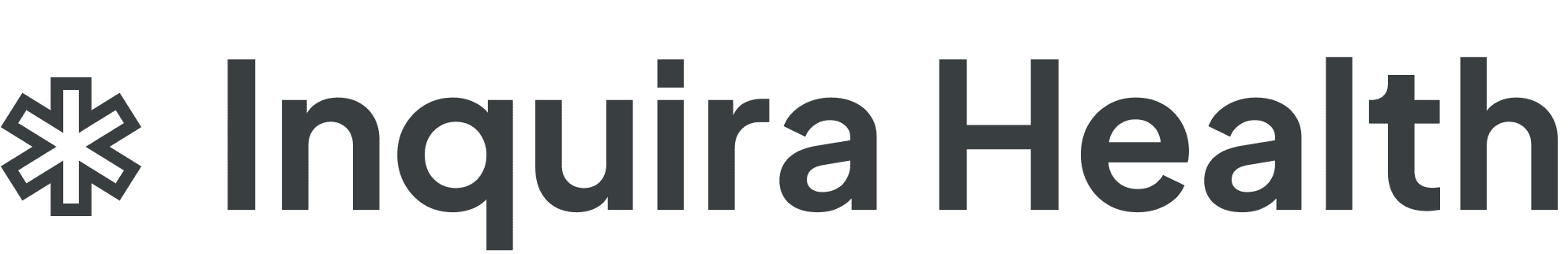 Inquira Health logo with text in grey